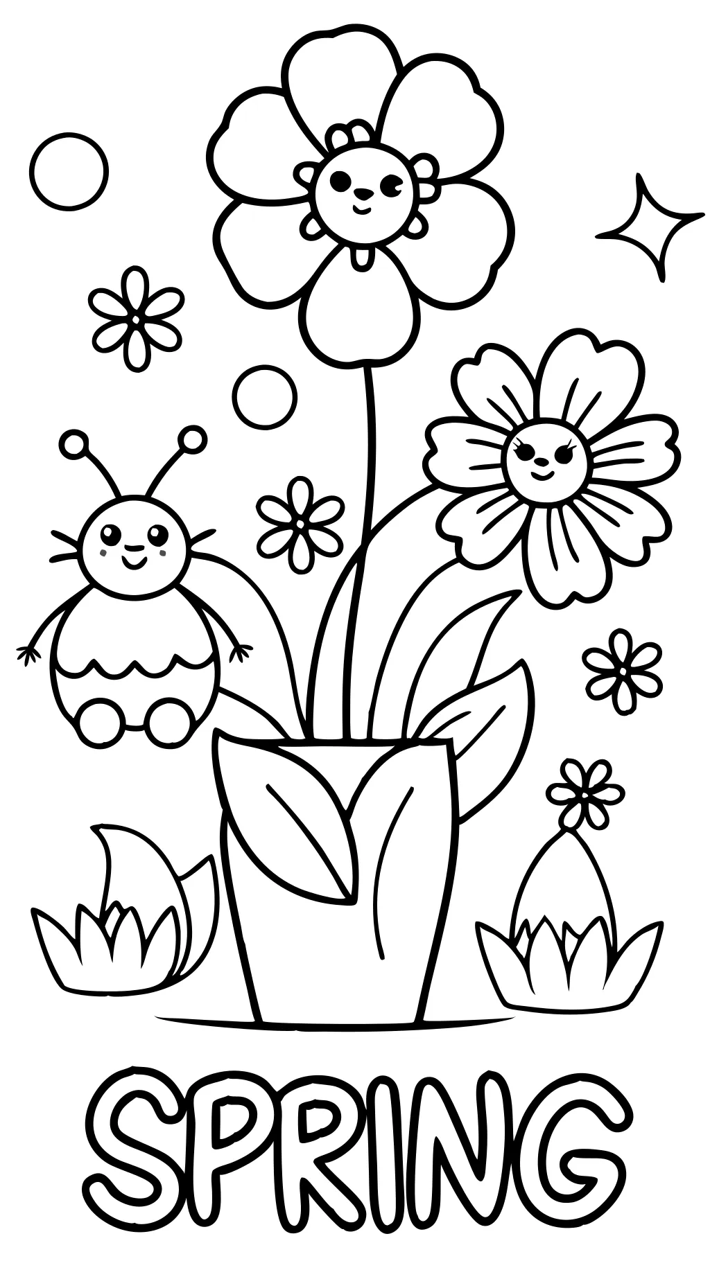 coloriages de printemps gratuits imprimables